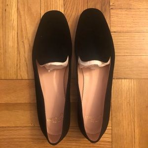 J. Crew Suede smoking slippers